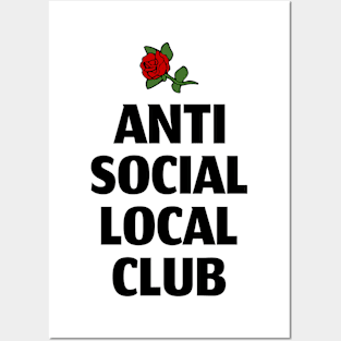 anti social club Posters and Art